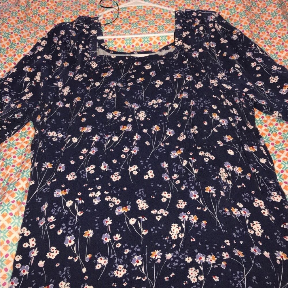 navy blue blouse